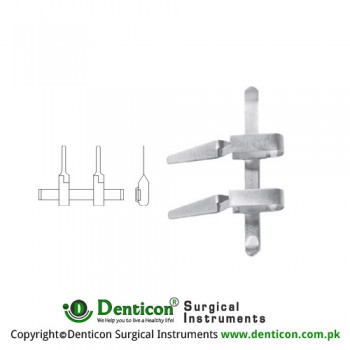 Biemer-Muller Approximator Straight - Narrow Stainless Steel, 17 mm Jaw Opening - Jaw Length 5 mm - 9 mm
